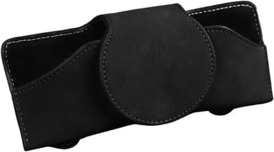 Opbergbox Brillen Auto - Brillenkoker Clip - Veilige Opslag - Zachte Voering - Compact Formaat - Zwart