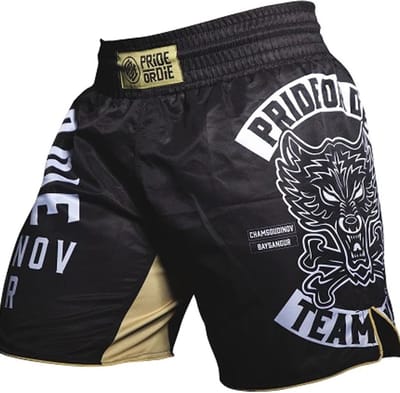 PRiDE or Die Team Baki Fightshort Zwart - XXL - Jeans Maat 38