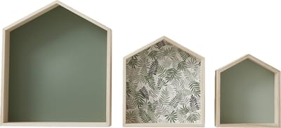 Vertbaudet Set van 3 houten huisplanken