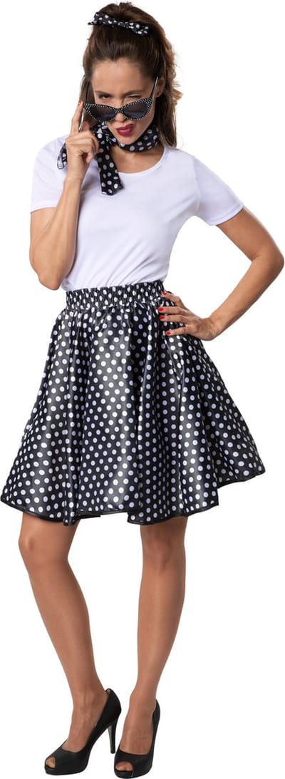 dressforfun - Rock ’n‘ Roll baby XL - verkleedkleding kostuum halloween verkleden feestkleding carnavalskleding carnaval feestkledij partykleding - 302138