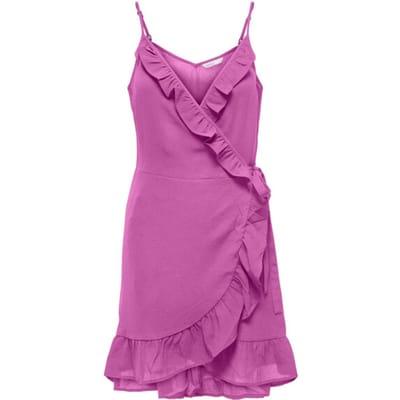 Only Onlnova lux strap wrap dress solid -