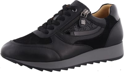 Helioform- art 250.023 0404 zwart-K leest veter/rits dames