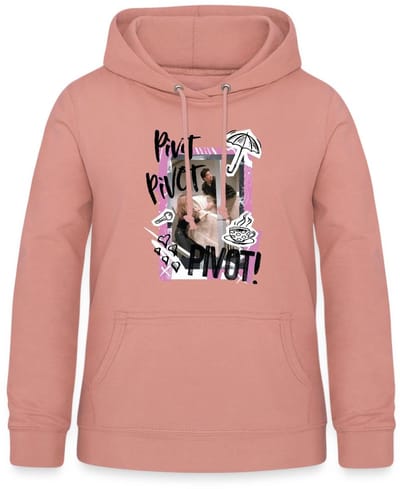 Friends Pivot Rachel Ross Chandler Hoodie Dames