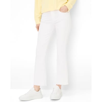 Brax Dames Jeans  Style SHAKIRA S BOOT WHITE, denim wit, maat 44