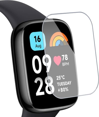 Geschikt voor Xiaomi Redmi Watch 3 Active 47 mm - Screenprotector - Beschermglas Folie