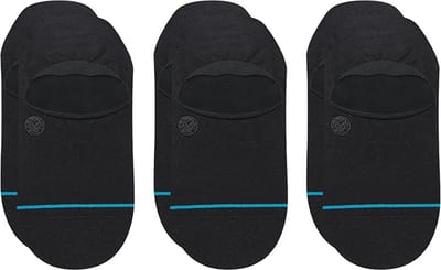Stance unisex casual 3P footies icon zwart