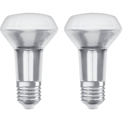 Osram LED STAR reflectorlamp R63 3,7W E27 36° warm wit 2 stuks