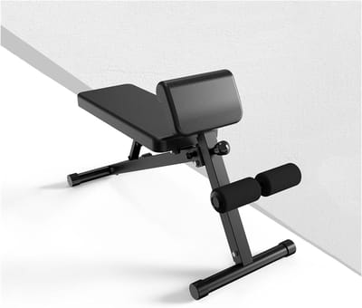 Halterbank - Fitnessbank Gewichthefbank - Full Body Workout - Opvouwbaar Ontwerp - 200 Kg Belastbaar - Zwart