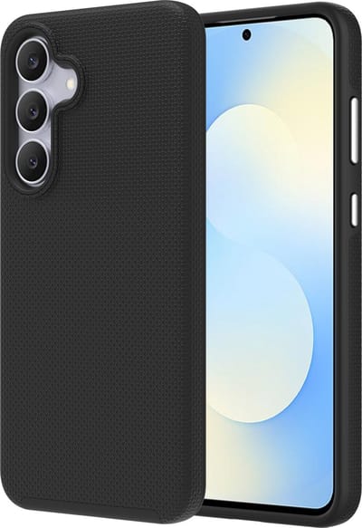 Cazy hoesje geschikt voor Samsung Galaxy S25 FE Hoesje - Drop Protection - Armor Case - Zwart