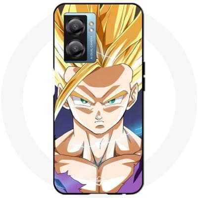 Oppo A77 5G hoesje Dragon ball z sangoku Blond haar