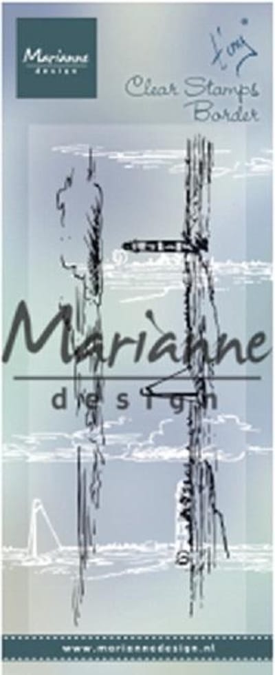 Stempel - Claer stamp - Marianne Design - Tiny's border horizon - TC0877