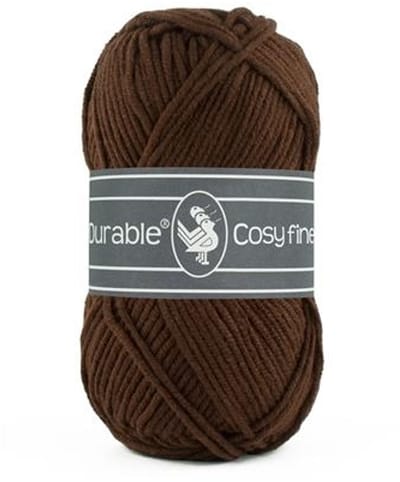 Durable Cosy Fine - 2230 dark brown - Katoen/Acryl Garen