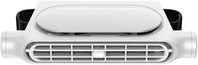 Auto ventilator - Hoofdsteunventilator - Windinstelling met 3 snelheden - dubbele voedingsopties - Draagbare -ventilator voor hoofdsteun in de auto - Autoventilator voor sedans- SUV's- campers - 19.8 x 11.8 x 5 cm