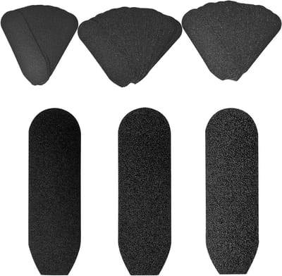 SnelShoppen - 60pcs Pedicure Vijl Vervangpads, Dubbelzijdig, 80#, 120#, 180# Grits, Professionele Voetverzorging, Geschikt voor Thuis en Salon Gebruik