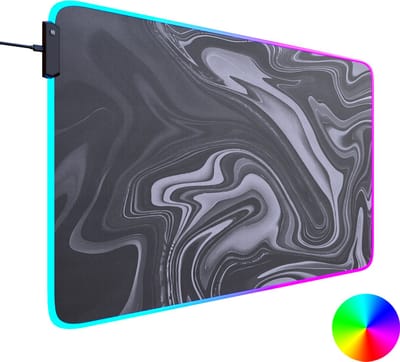 ProFPS Gaming Muismat XXL RGB – 90x50cm – 7 Kleuren – Antislip – 4mm