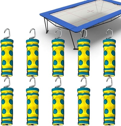 Trampoline Veren - Vervangende Onderdelen - Veilig Springen - Knijpvrij Ontwerp - 12 cm - Zilverkleurig