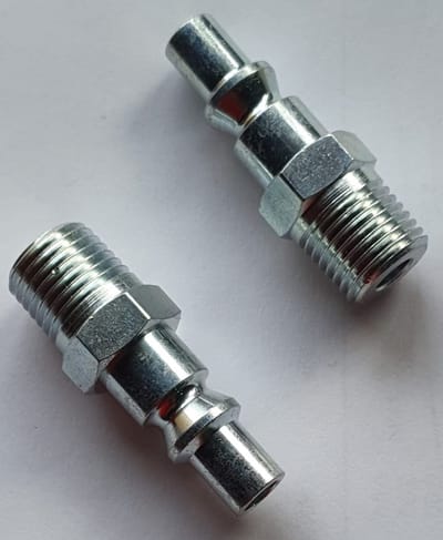 JWL ORION steeknippel 522 serie met 1/4” uitwendige draad per 2 stuks