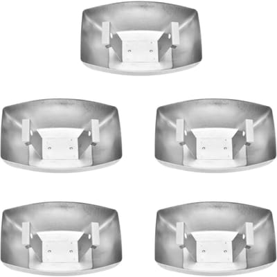 5 pièces Boîte à huile pour hotte de cuisine Réglable Acier inoxydable Cuisine Hotte de cuisine Coupe de collecte d'huile