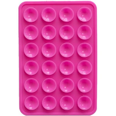 xoxo Wildhearts telefoonsticker - Stick On Me Square - Fuschia - Selfiesticker TikTok - Zuignap telefoonhoes telefoon sticker - Sticky sticker - Octobuddy - Telefoonhouder - Vierkant - Roze / Rood