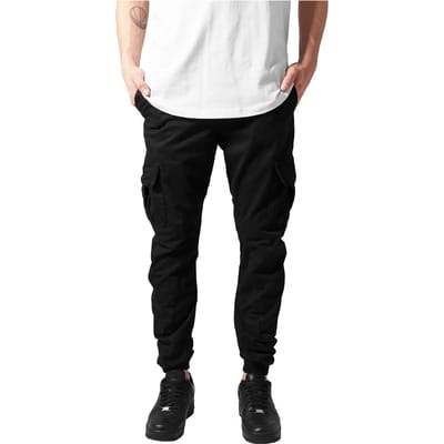 Urban Classics - Cargo Heren joggingbroek - XS - Zwart