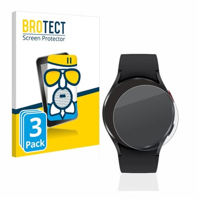 BROTECT - Screenprotector voor Samsung Galaxy Watch 4 (40mm) - Folie Beschermfolie Beschermglas matte 3 Stuks