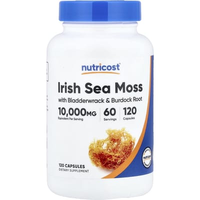 Nutricost, Iers Zeewier, 120 Capsules