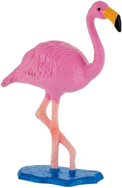 Bullyland 63716 – Speelfiguur Flamingo – levensecht en detailrijk vormgegeven – ideaal als decoratief figuurtje of vrolijk cadeau vanaf 3 jaar