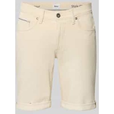 slim fit korte jeans van katoenmix model 'CHRIS'