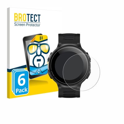 BROTECT - Screenprotector voor Kiprun GPS 500 Coros - Folie Beschermfolie transparant 6 Stuks