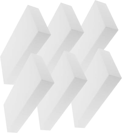 Schuimblokken Dik - Polystyreen Platen - Kunstschool Projecten - Hoge Dichtheid Schuim - 30x15x5 Cm - Wit
