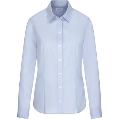 Seidensticker Women´s Blouse Regular Fit Long Sleeve SN080604 - light blue - 34