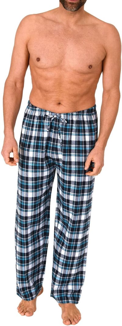 Flanellen pyjamabroek voor heren in een geweldige geruite look