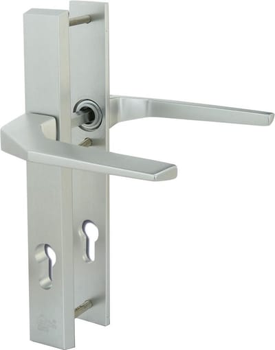 Besa Veiligheidsbeslag smal 110 kruk-kruk Zilver SKG***