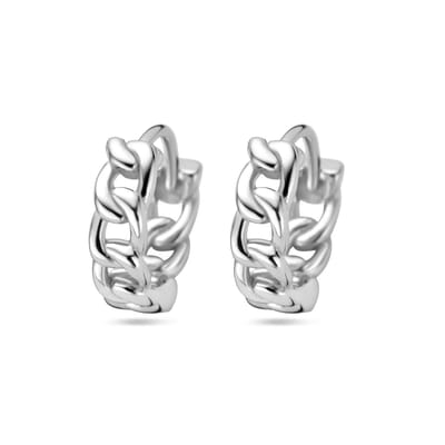 Glams klapoorringen - 10.5 mm - Zilver