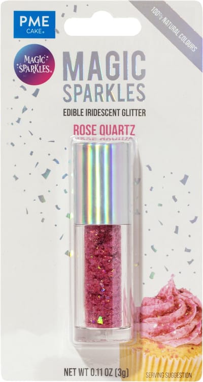 Magic Sparkles Edible Glitter – Rose Quartz (3g)