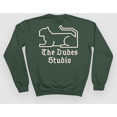 The Dudes Studio Classic Sweater groen