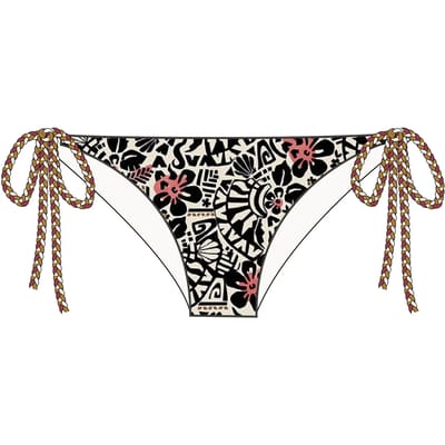 slim fit bikinibroekje met florale all-over print model 'Jaka'