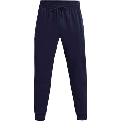 Under Armour UA Rival Fleece Joggers Heren Sportbroek - Navy - Wit