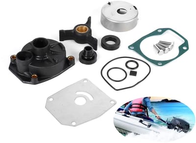 ECTEATOY® Universele Waterpomp Impeller Reparatiekit - Geschikt voor 2-Cilinder 2-Takt Buitenboordmotoren (40-48-50) - Vervangt OEM 438592