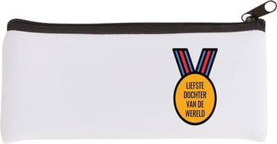 Akyol - liefste dochter van de wereld Etui - Dochter - de liefste dochter - verjaardagscadeau - verjaardag - cadeau - cadeautje voor dochter - dochter artikelen - kado - geschenk - gift - 20 bij 9 cm