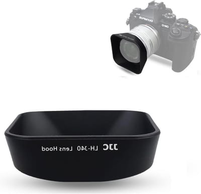 Zwarte Lenskap voor M.ZUIKO DIGITAL 14-42mm - Vermindert Flare, Beschermt Lens, Verbeterde Beeldkwaliteit