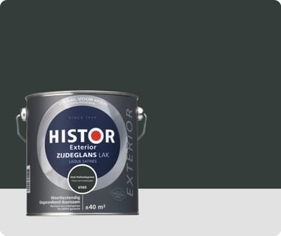 Histor Exterior Lak Zijdeglans 2,5 liter - Oud-Hollandsgroen