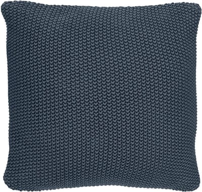 Kussenhoes Vierkant Gebreid Katoen Eco 50x50 cm Rookblauw (Merkloos)