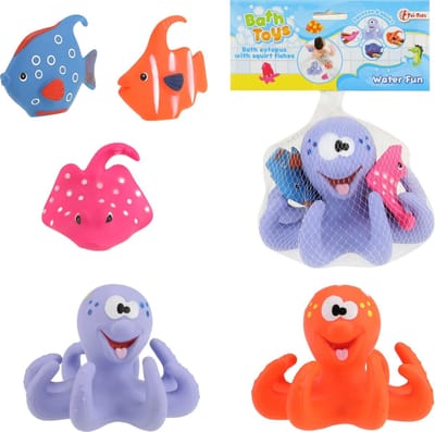 Toi Toys Bad Octopus met zeevissen (1 stuk) assorti