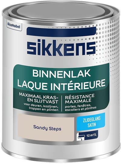 Sikkens - Binnenlak Zijdeglans - Sandy Steps - Mengverf - 750 Ml