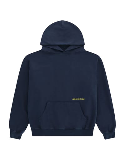 Arbor Antwerp Circle Application Hoodies Blauw Circle Application Hoodie