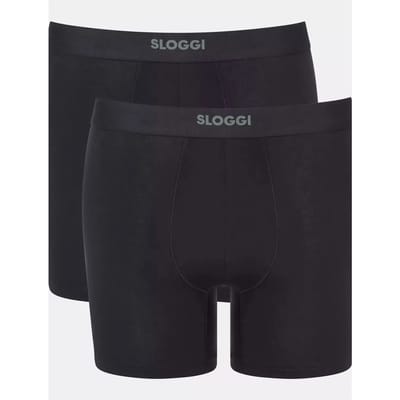 sloggi men EVER Ease Short 2P Heren Onderbroek - ZWART -