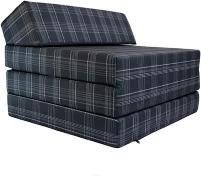 Opvouwbare Gastenmatras 200x70x10 cm Schuim - 3 Delig Camping & Reismatras