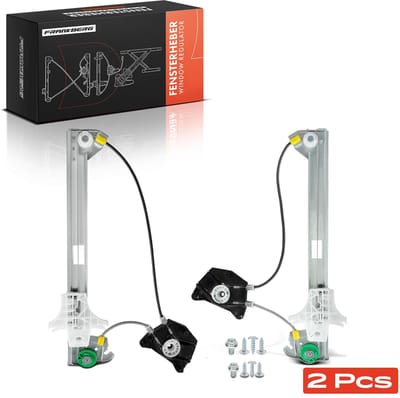 Frankberg 2x Raambediening Achter voor Skoda Fabia 3 NJ3 NJ5