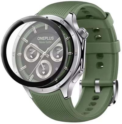 Strap-it PMMA full cover screenprotector - geschikt voor OnePlus Watch 3